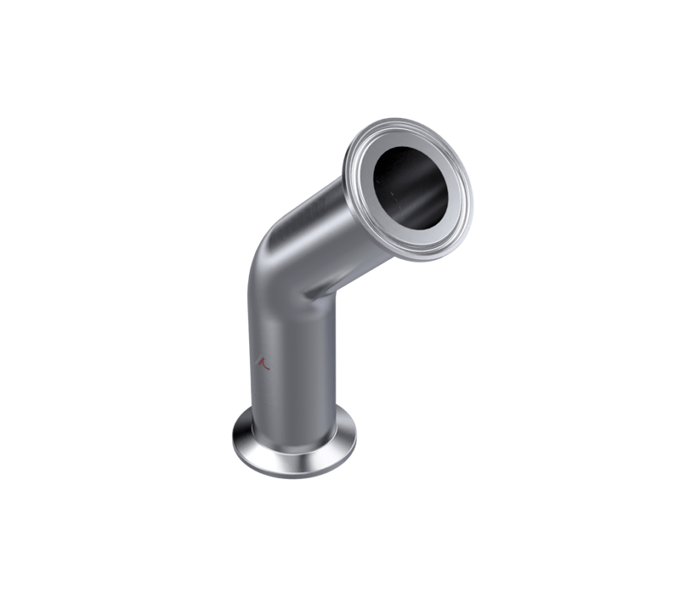 Tri-Clamp elbow 45° / ISO 1127 / 1.4435 BN2